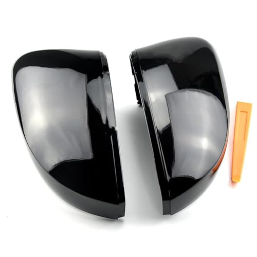 Couvercle de rétroviseur Polo 6R 6C protection extérieure noire
