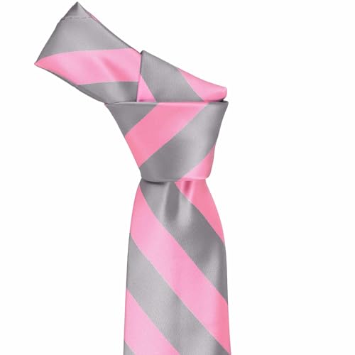 Image of tiemart Men's Striped Tie Standard Length