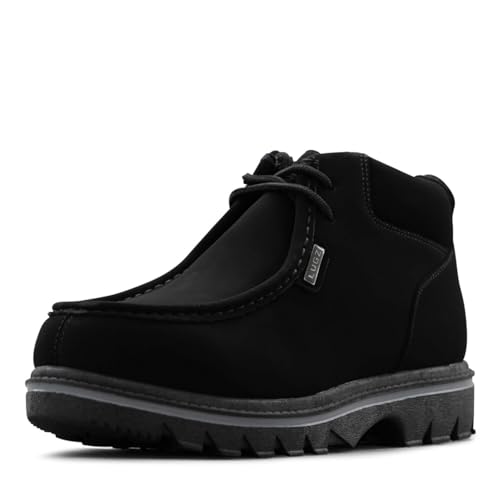 Lugz Men's Fringe Fashion Boot, Black Durabrush, 10.5 D US