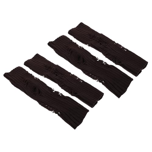 Guantes de punto largos mujer suaves texturas abrigo para invierno