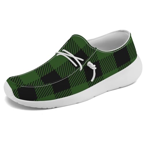 Quorax Loafers for Women Men Plaid Slip-on Shoes Casual Shoes Gifts for Men Women3