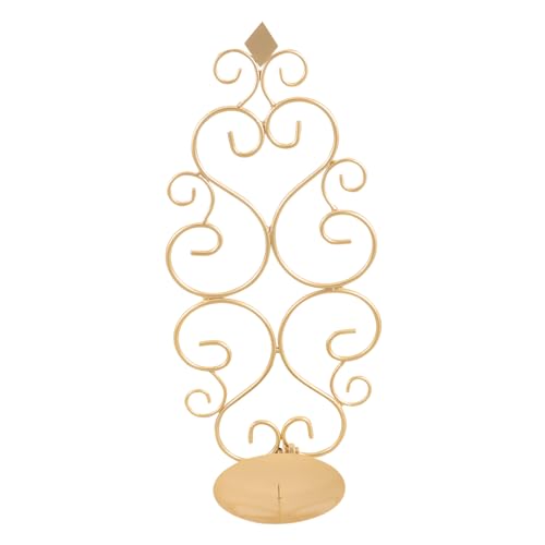 STOBAZA Wall Candle Holder Wall Sconce Stylish Iron Hanging Candlestick Holder for Home Decor Bedroom Bathroom and Living Room Create Inviting Atmosphere Versatile Candle Display