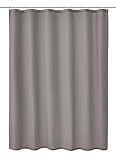 Kleine Wolke Duschvorhang Kito, 240 x 180 cm, Schiefer