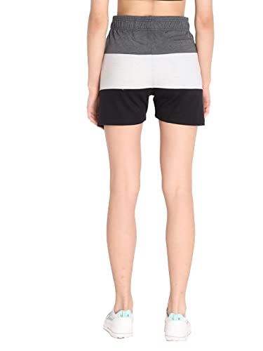 Image of CHKOKKO Women's Regular Cotton Regular Fit Plain Shorts for Women