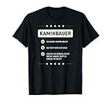 Kaminbauer I Luftheizungsbau Motiv für Schornsteinfeger T-Shirt