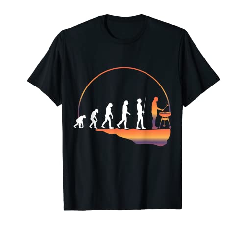 BBQ Evolution T-Shirt Grilling Grillers Steaks Charcoal New T-Shirt