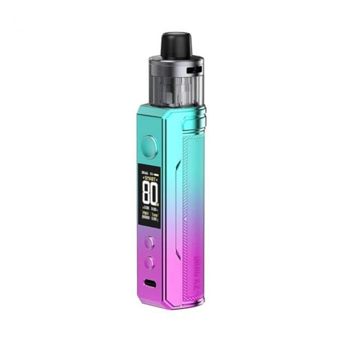 Box Drag X2 Kit VO OPOO Vape 80 W (Azul cielo) 18650 Batería (batería excluida) 5ML Cartucho PnP X Pod DTL Resistencias PnP X Bobina 0,15/0,3 ohm Vaporizador E Cigarrillo Original   No Nicotine