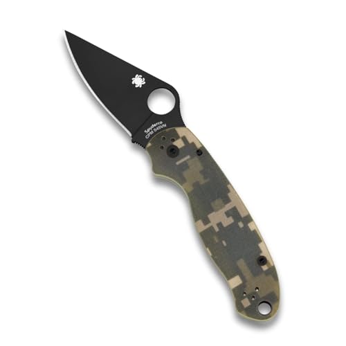 Spyderco Para 3 Camo Signature Folding Utility Pocket Knife with 2.95