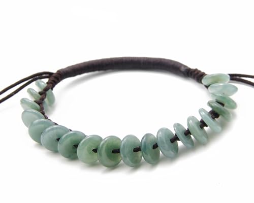 Bracelet en jade sculpté Pi Jo ajustable, bijou en pierres naturelles fait main JBA022109