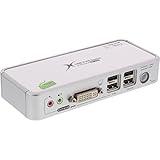 dual-monitor dvi+vga usb kvm switch Jederzeit 