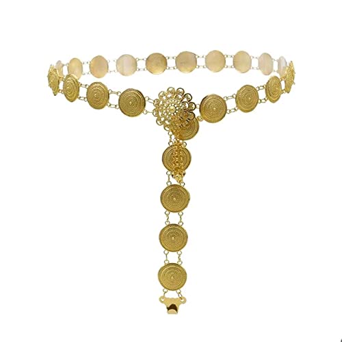 Cadena de cintura KnSam para realzar el bikini con joyería corporal de flores
