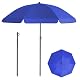 Sonnenschirm 200 cm HomeDemo Strandschirm für Garten und Terrasse