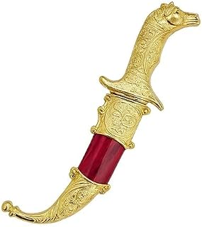 Bakers Brisk Royal Kataari for Groom Wedding, Rajputana Style Gold and Red Decorative, Metal & Plastic Price In India