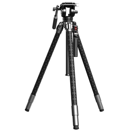 SmallRig x Potato Jet TRIBEX SE 油圧式アルミカメラ三脚 高速伸縮カメラビデオ三脚 ビデオフルードヘッド...