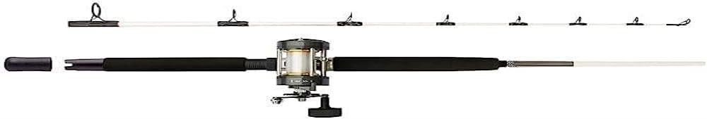 Mitchell Performance - Juego de caña de Pescar y Carrete multiplicador, Listo para Pescar con línea de Pesca, para caballa, Bacalao, lubina y abadejo