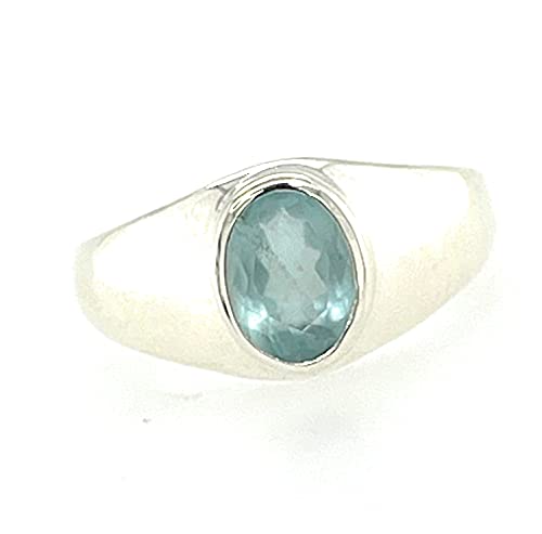 Natural Aquamarine 925 Solid Sterling...