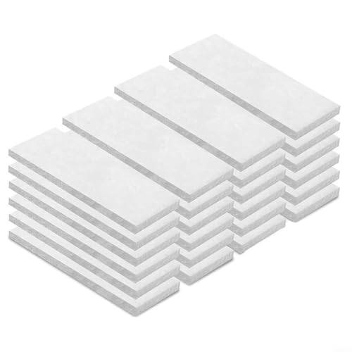 TONIXY Inserto de esponja para cámara de combustión, con material de fibra resistente para chimeneas de bioetanol, resistente al calor para estufas de escritorio (2 x 4.7 pulgadas)