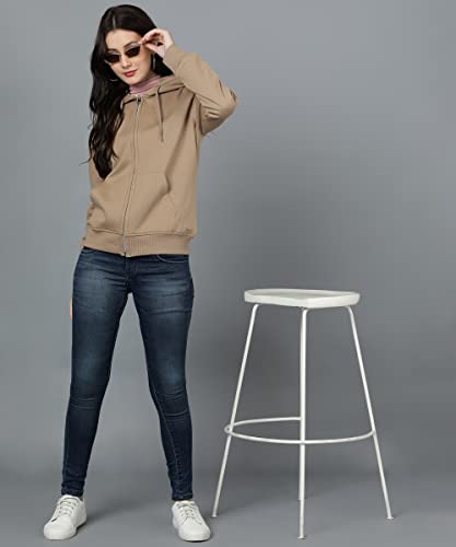 Alan Jones Clothing Women's Cotton Hooded Neck Sweatshirt (Image - 2)