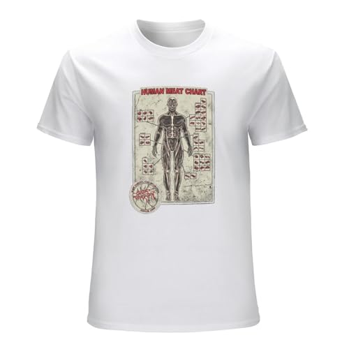 Photo de Cattle Decapitation 'Human Meat Chart' T-Shirt White XL