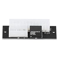 Cyrank Adapter für mehrere Netzteile, Dual Synchronous Power Connector Module Board PCB Elektronische Komponenten Boot-Karte