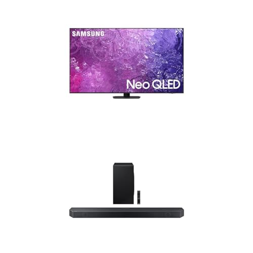 Image of SAMSUNG 55-Inch Class Neo QLED 4K QN90C Series Neo Quantum HDR+, Dolby Atmos (QN55QN90C, 2023 Model) HW-Q900C /ZA 7.1.2 Channel 446W Bluetooth Soundbar