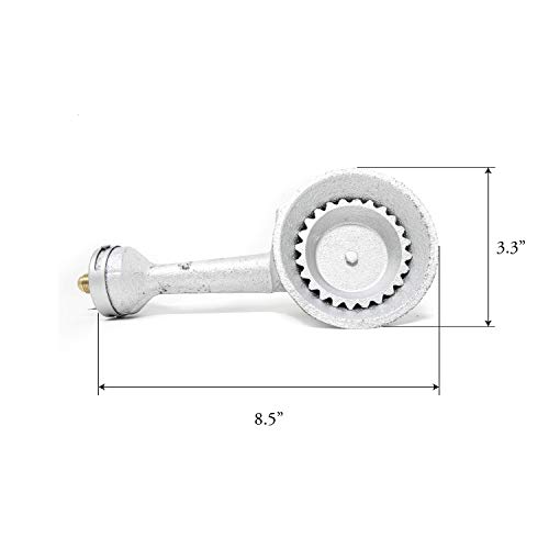 Gasone 50200 Gas One Propane High Pressure Cast-Iron Round Burner Head With Brass Fitting Orifice #TOP2