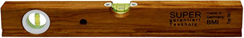 Preisvergleich Produktbild BMI Wasserwaage aus Teakholz Länge 300 mm