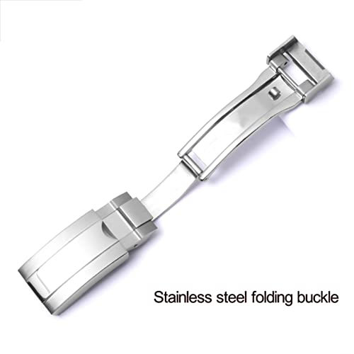 Bracelet caoutchouc 20mm 21mm pour Rolex remplace le maillon Ditongna avec confort