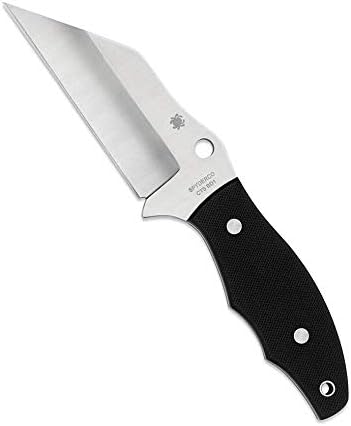 Spyderco Ronin 2 Fixed Blade Knife with 4.08" CTS BD1 Stainless Steel Blade and Premium Custom-Molded Boltaron Sheath - PlainEdge - FB09GP2