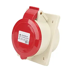 Industrial Socket, Surface Mounted Socket, 5 Pin Industrial Socket Insulating Hard Wearing Dustproof 3P+N+E 380?415V 32A for Agricultural Industry