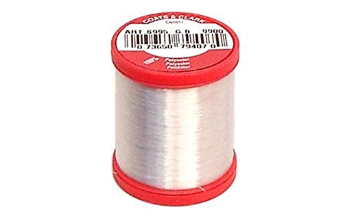 Hilo transparente de poliéster 400 yd - Claro miniatura 1
