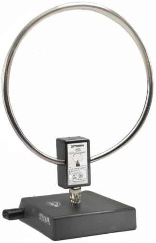 Miniatura 8 de Antena de bucle GA450, antena de radio de onda corta activa GOOZEEZOO con cable BNC HF antena SW 2.3-30MHz MW 522-1710KHz Recepción portátil para