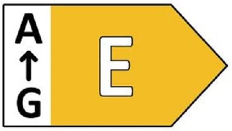 Energy efficiency label for the lamp