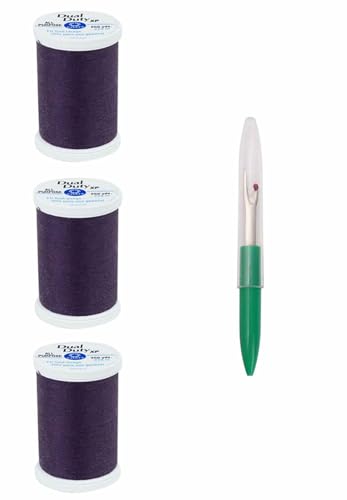 Hilo para coser Coats & Clark 250 yd Poliéster pack 3 miniatura 1