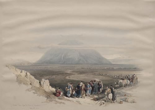 Impression d'affiches Mont Thabor David Roberts Toile 60x90cm