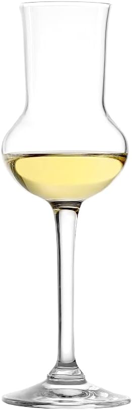 Stölzle Lausitz grappa glasses, set of 6, 87 ml, hand-blown appearance, dishwasher-safe, premium quality