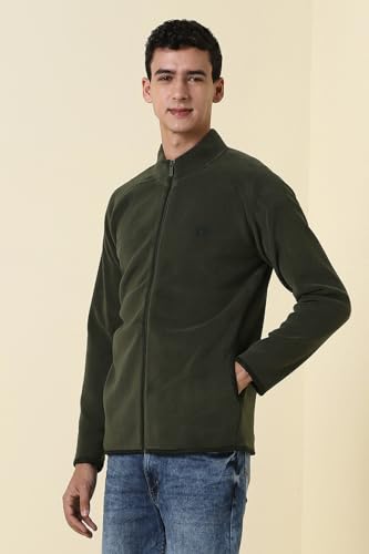 Image of Allen Solly Mens Cotton Blend Standard Length Jacket