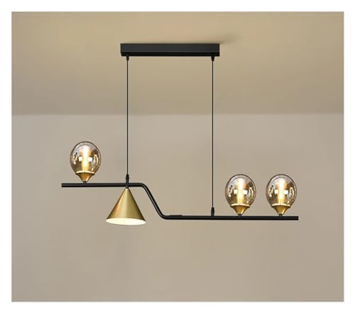 Suspension en verre salon pour un éclairage chaleureux et moderne