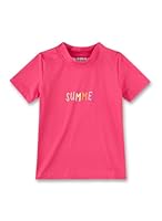 Sanetta Kinder UV Shirt pink | Praktisches und schützendes Badeshirt aus recyceltem Polyester für Mädchen. Bademode für Kinder