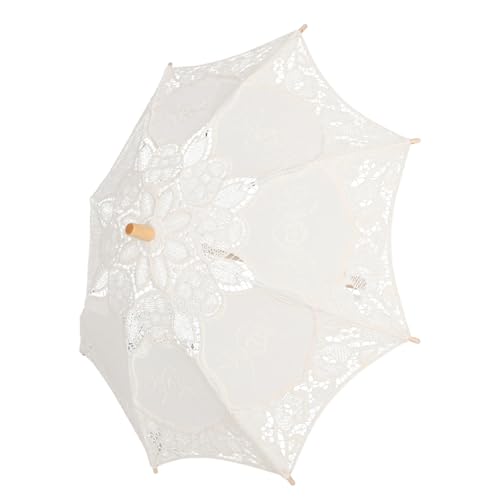 Ombrelle mariage dentelle beige pour sublimer vos photos de cérémonie