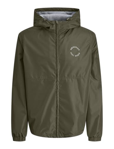 JACK & JONES Herren Jorbillyburg Light Hood Jacket, Olive Night, m – Ansicht 1