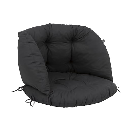 PATIO Hängesessel Kissen 2tlg. Auflage für Hängeschaukel Hängestuhl mit Schnüren gesteppt Inndoor & Outdoor
