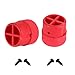 KAMIER Upgraded Plastic Tips Replacement for Razor Crazy Cart XL DLX Shift Drifter Cart Stabilizing Post Kids Electric Go Kart Front Plastic Post Parts Red (Set of 2) Part W25143490214