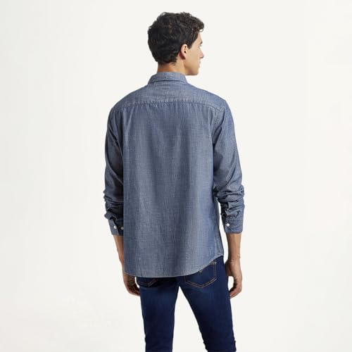 Image of Levi's Men's Cotton Solid Slim Fit Shirt