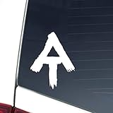 Appalachian Trail Sign Blaze Vinyl Decal Sticker Custom Truck Bumper Window Laptop Car Notebook Mug Tumbler Gift Helmet Sasquatch (White)