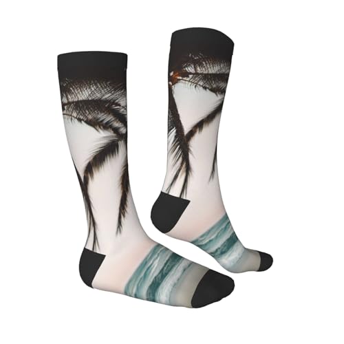 cartoon pigeon 1 print Clash of colours long socks, sports running cycle long socks, comfort long socks3