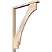 Ekena Millwork BKT0402X30X42IMP05SDF Imperial Block Smooth Bracket w/Offset Brace, Douglas Fir