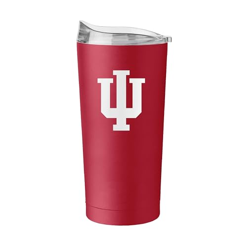 Image of Logo Brands NCAA 20 oz Powder Coat Stainless Tumbler -Double-Wall Insulated Everday Tumbler for Hot or Cold Drinks, High Lip Lid, Team Color
