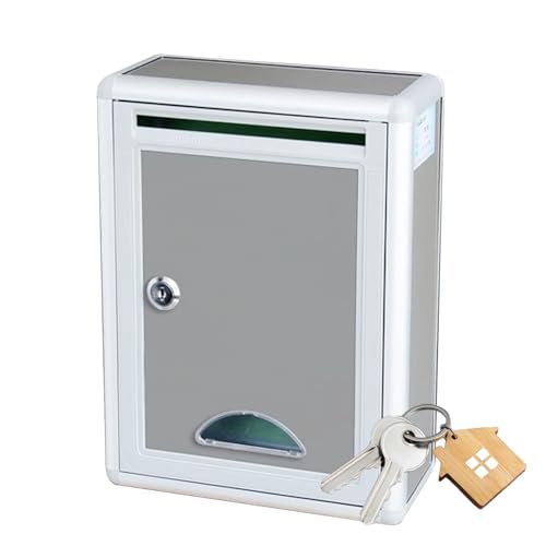Caja de cierre seguro con ventana transparente para el hogar y la oficina, mejora la seguridad y la comodidad para la entrega del paquete