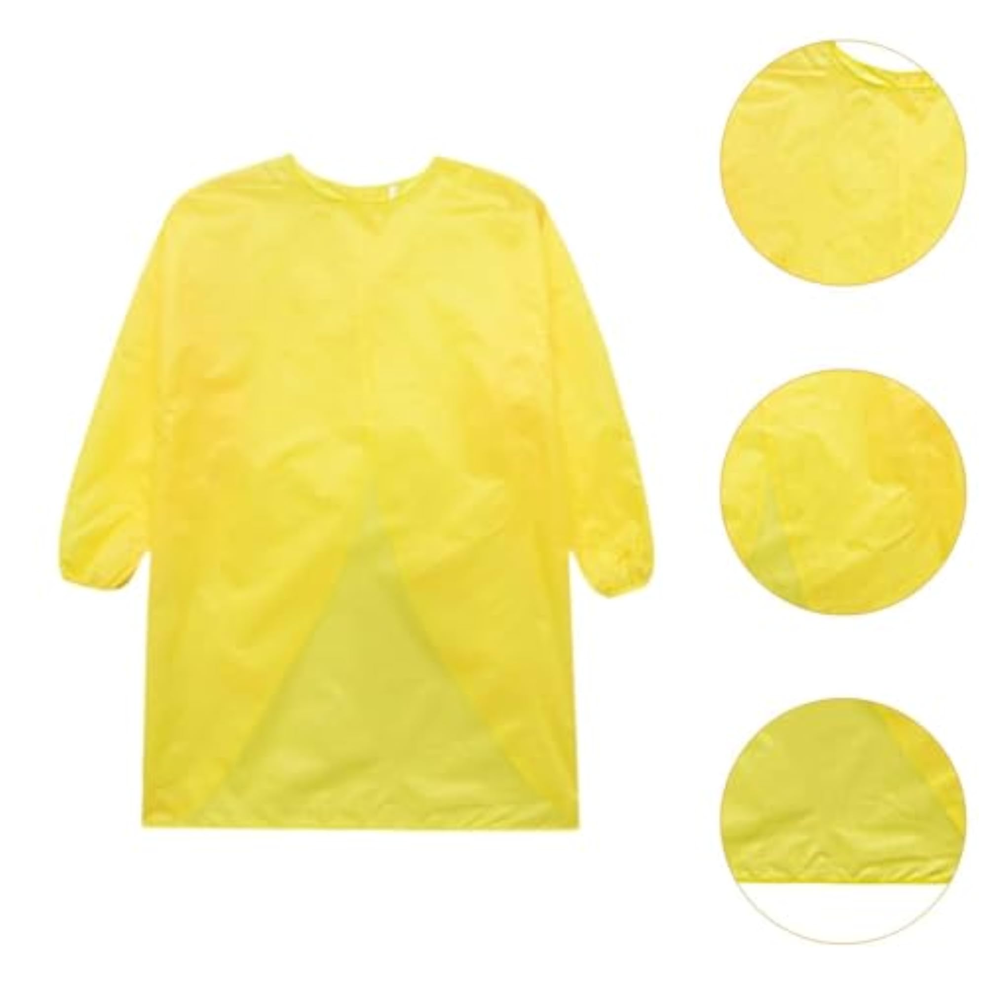 Kids' Artist Apron Toddlers Art Smock, Yellow L